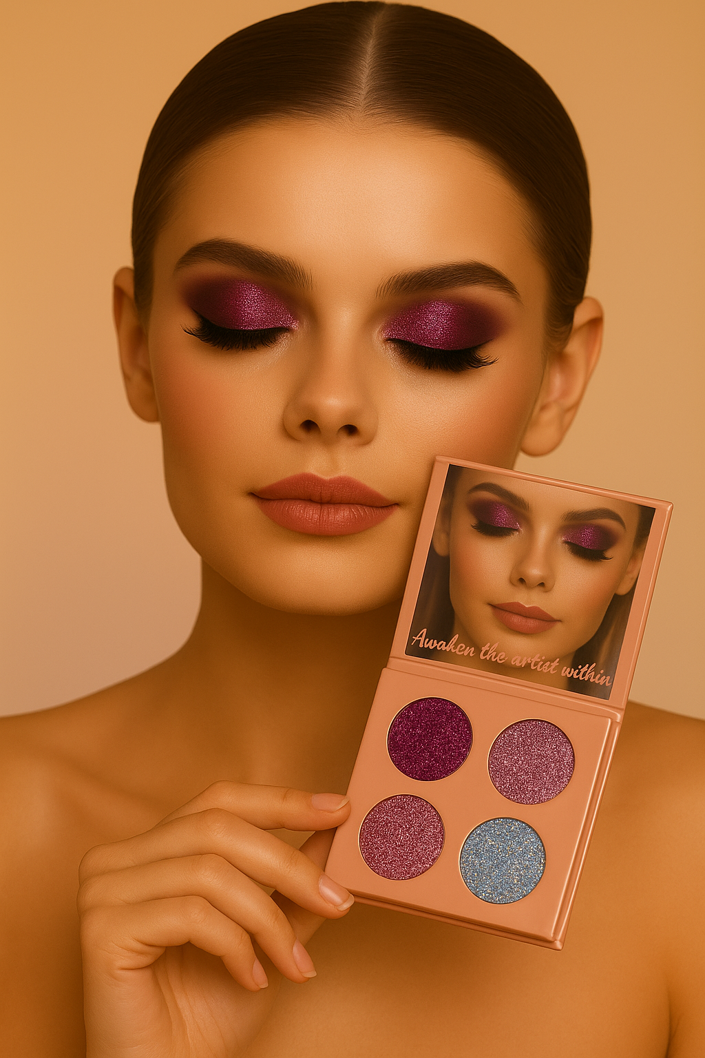 Glitter - Fuchsia and Silver