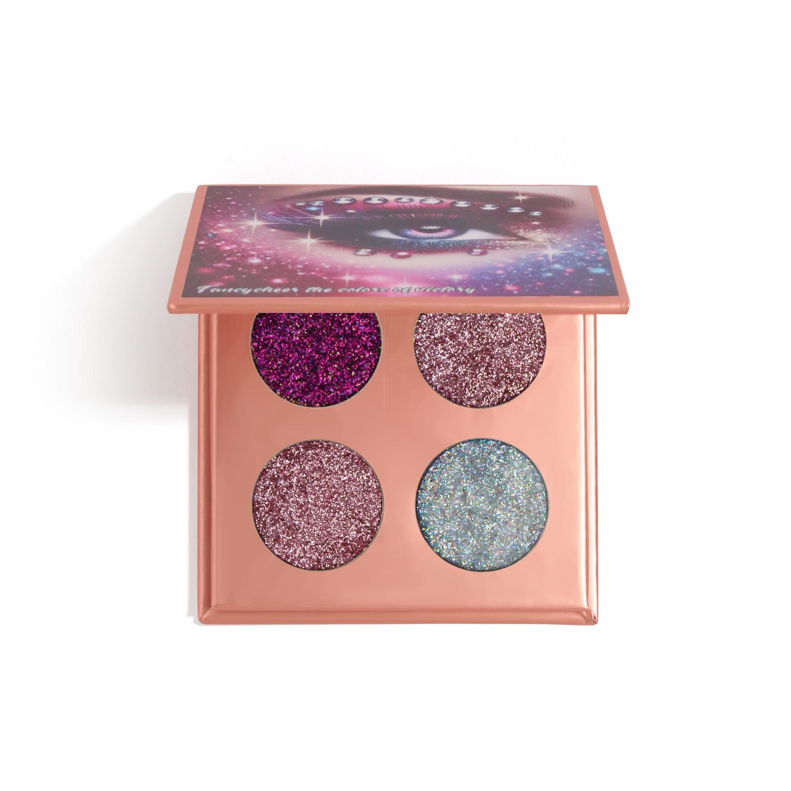 Glitter - Fuchsia and Silver